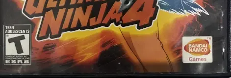 Naruto Shippuden: Ultimate Ninja 4, the ESRB box on its front