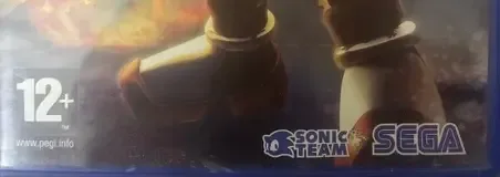 Shadow the Hedgehog, the PEGI square on its front