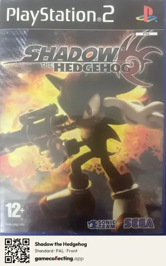 Shadow the Hedgehog PlayStation 2, PAL box front