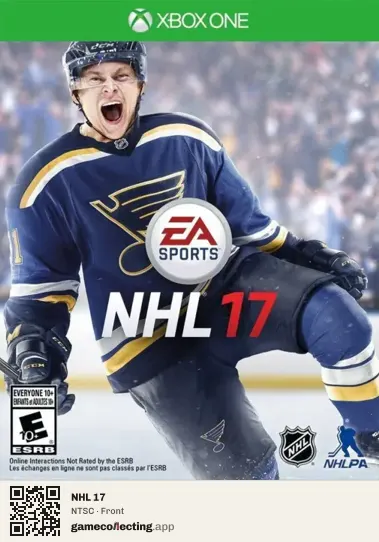 NHL 17 Xbox One, NTSC box front