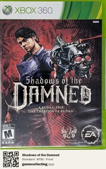 Shadows of the Damned Xbox 360, NTSC box front