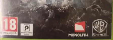 Middle-earth: Shadow of Mordor, the PEGI square on its front