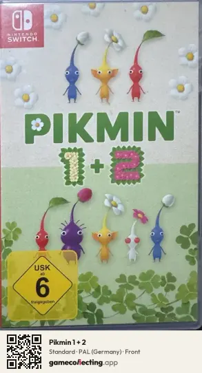 Pikmin 1 + 2 Nintendo Switch, Germany box front