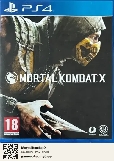 Mortal Kombat X PlayStation 4, PAL box front