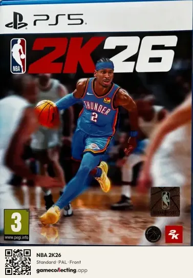 NBA 2K26 PlayStation 5, PAL box front