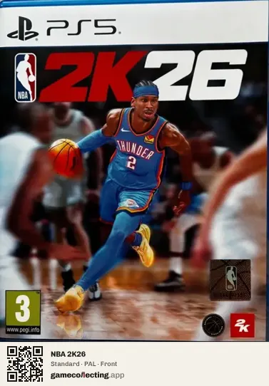 NBA 2K26 PlayStation 5, PAL box front