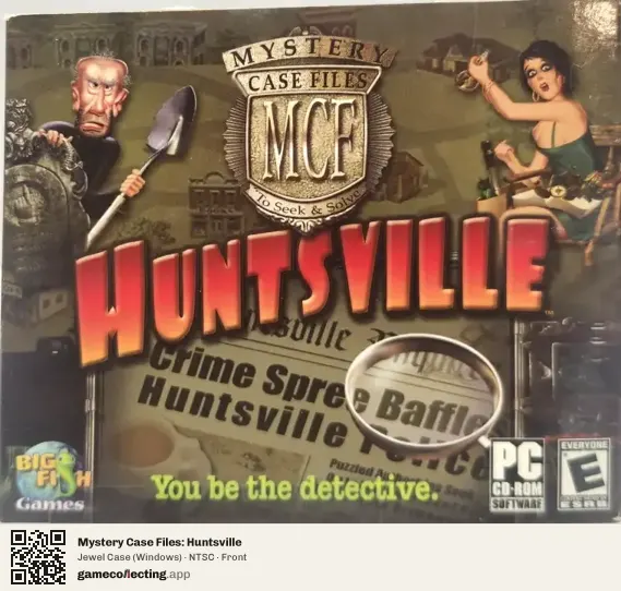 Mystery Case Files: Huntsville Computer, NTSC box front