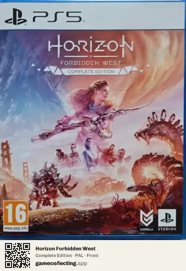Horizon Forbidden West PlayStation 5, PAL box front