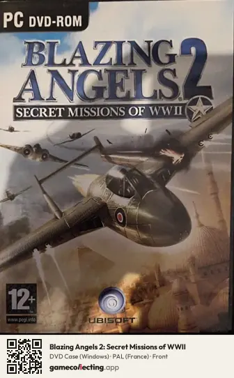 Blazing Angels 2: Secret Missions of WWII Computer, France box front