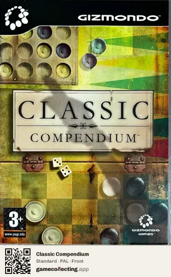 Classic Compendium Gizmondo, PAL box front