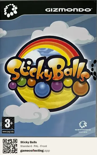 Sticky Balls Gizmondo, PAL box front