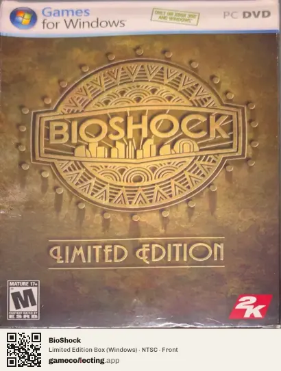 BioShock Computer, NTSC box front