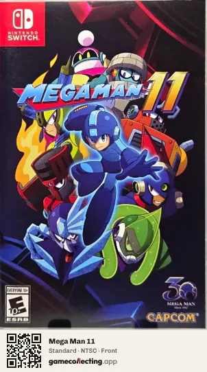 Mega Man 11 Nintendo Switch, NTSC box front