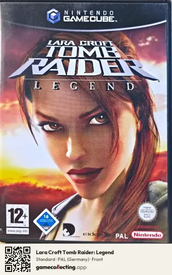 Lara Croft Tomb Raider: Legend Nintendo GameCube, Germany box front