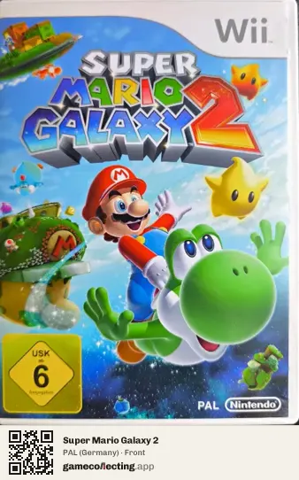 Super Mario Galaxy 2 Nintendo Wii, Germany box front