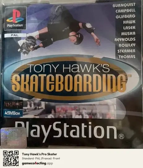 Tony Hawk's Pro Skater PlayStation, France box front