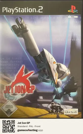 Jet Ion GP PlayStation 2, PAL box front