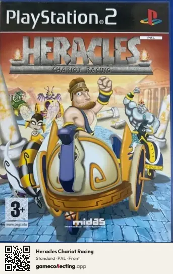 Heracles Chariot Racing PlayStation 2, PAL box front