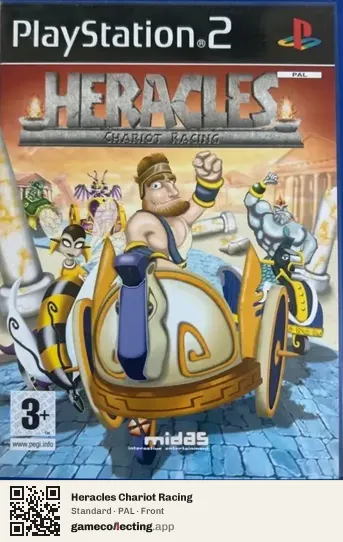 Heracles Chariot Racing PlayStation 2, PAL box front