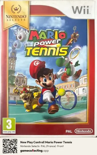 New Play Control! Mario Power Tennis Nintendo Wii, France box front