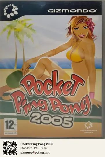 Pocket Ping Pong 2005 Gizmondo, PAL box front