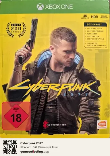 Cyberpunk 2077 Xbox One, Germany box front