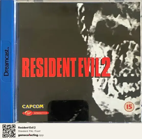 Resident Evil 2 Sega Dreamcast, PAL box front