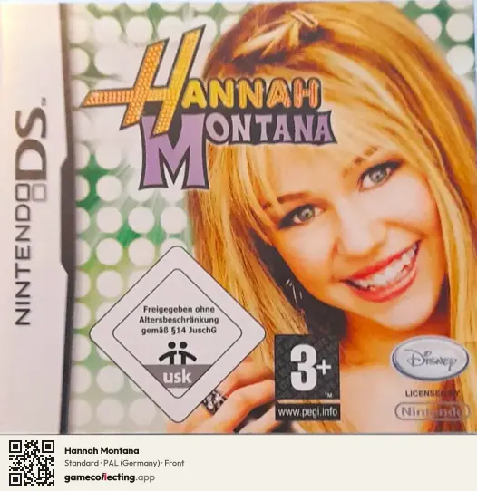 Hannah Montana Nintendo DS, Germany box front