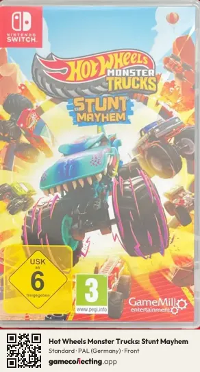 Hot Wheels Monster Trucks: Stunt Mayhem Nintendo Switch, Germany box front