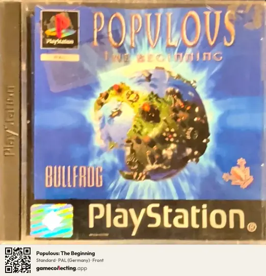 Populous: The Beginning PlayStation, Germany box front