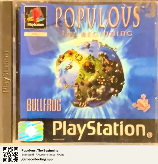 Populous: The Beginning PlayStation, Germany box front