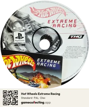 Hot Wheels Extreme Racing PlayStation, PAL disc