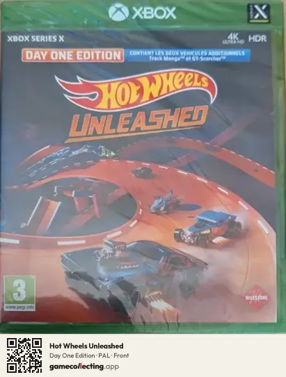 Hot Wheels Unleashed Xbox Series X, PAL box front