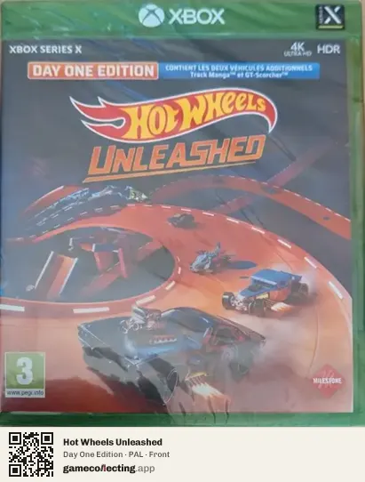 Hot Wheels Unleashed Xbox Series X, PAL box front