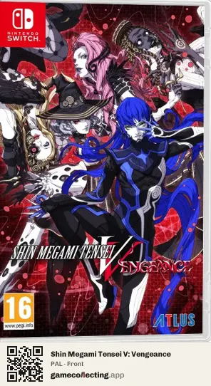 Shin Megami Tensei V: Vengeance Nintendo Switch, PAL box front