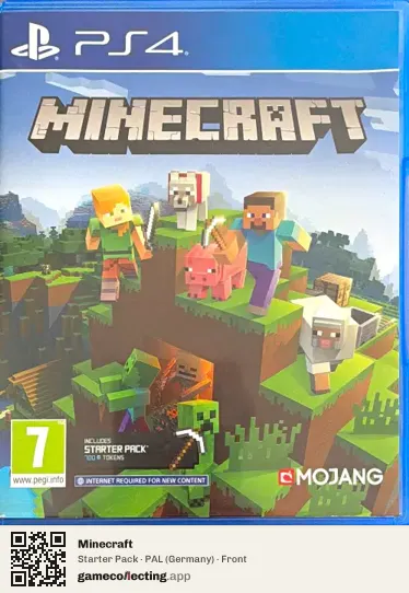 Minecraft PlayStation 4, Germany box front