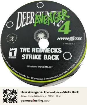 Deer Avenger 4: The Rednecks Strike Back Computer, NTSC disc