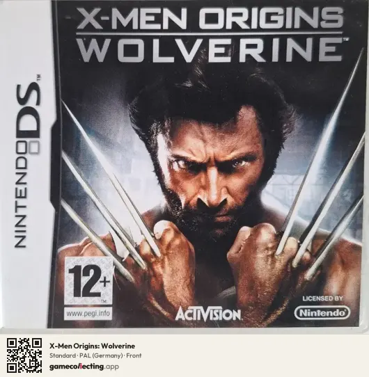 X-Men Origins: Wolverine Nintendo DS, Germany box front