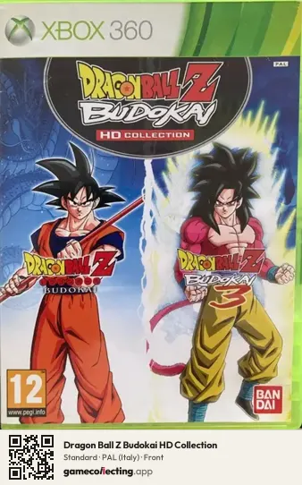 Dragon Ball Z Budokai HD Collection Xbox 360, Italy box front