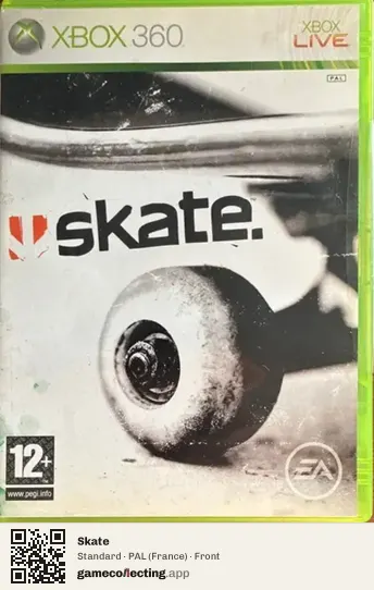 Skate Xbox 360, France box front