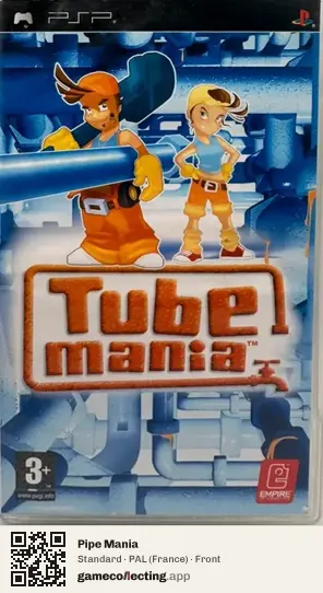 Pipe Mania PlayStation Portable, France box front
