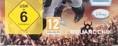 Kingdom Hearts: Birth by Sleep, the USK square on its front