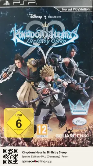 Kingdom Hearts: Birth by Sleep PlayStation Portable, Germany box front