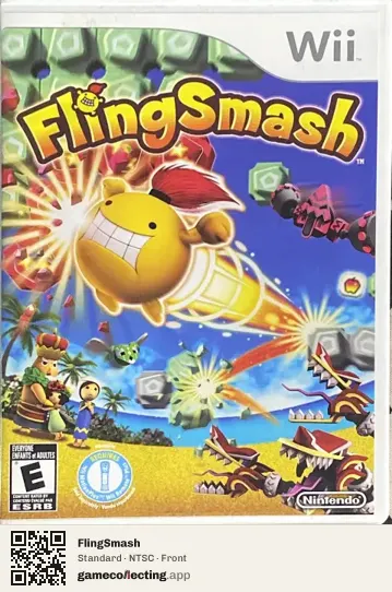 FlingSmash Nintendo Wii, NTSC box front