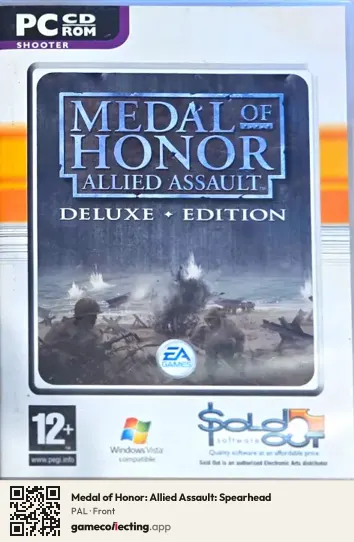 Medal of Honor: Allied Assault: Spearhead Computer, PAL box front