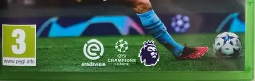 EA Sports FC 24, the PEGI square on its front