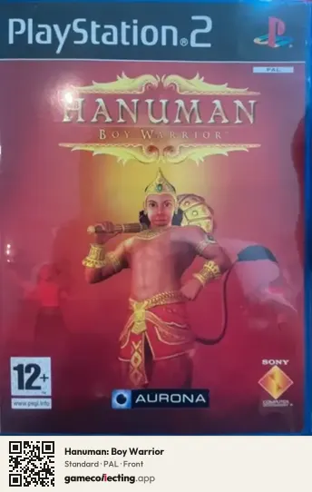 Hanuman: Boy Warrior PlayStation 2, PAL box front