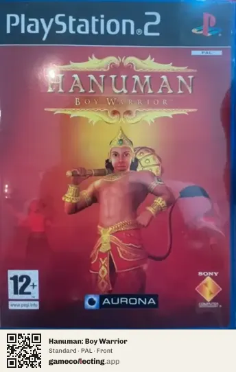 Hanuman: Boy Warrior PlayStation 2, PAL box front