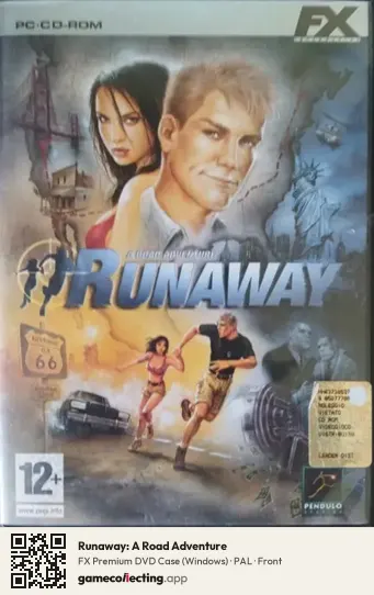 Runaway: A Road Adventure Computer, PAL box front