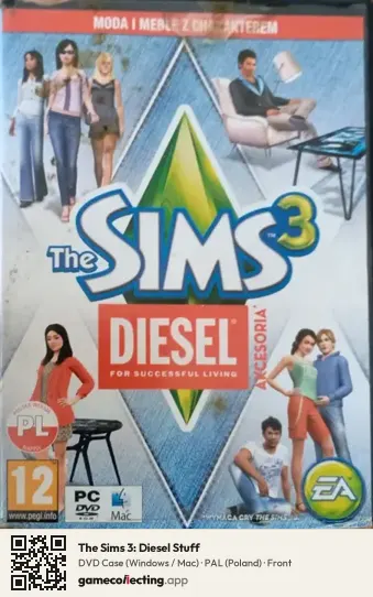 The Sims 3: Diesel Stuff Computer, Poland box front